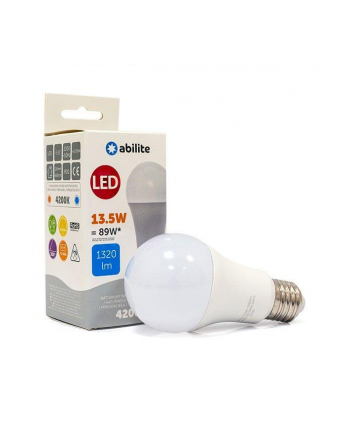Żarówka LED Abilite klasyczna mleczna b.neutralna E27 13,5W/230V 1320lm A60
