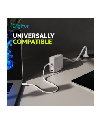 digitus Ładowarka sieciowa/zasilacz USB GaN 140W, 3x USB-C, 1x USB-A, Biała nr 1