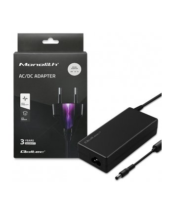 qoltec Zasilacz desktopowy 60W | 12V | 5A | 5.5*2.5 | + kabel zasilający nr 1