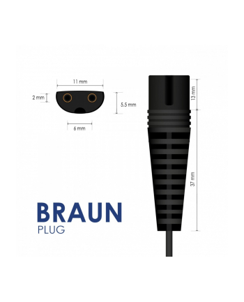 akyga Zasilacz AK-PD-02 5.9V / 600mAH 3.5W do golarek Braun nr 2