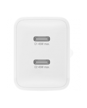4smarts Ładowarka sieciowa PDPlug Dual 45W 2xUSB-C Biała nr 2