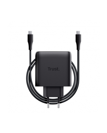 trust Ładowarka MAXO GaN 65W USB-C Czarna nr 1