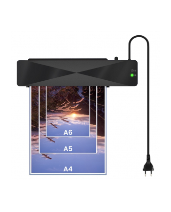savio Laminator A4 LR-01/B czarny