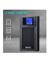 qoltec Zasilacz awaryjny UPS Pure Sine Wave | 2kVA | 1600W | AVR | LCD |Czysty Sinus - nr 2