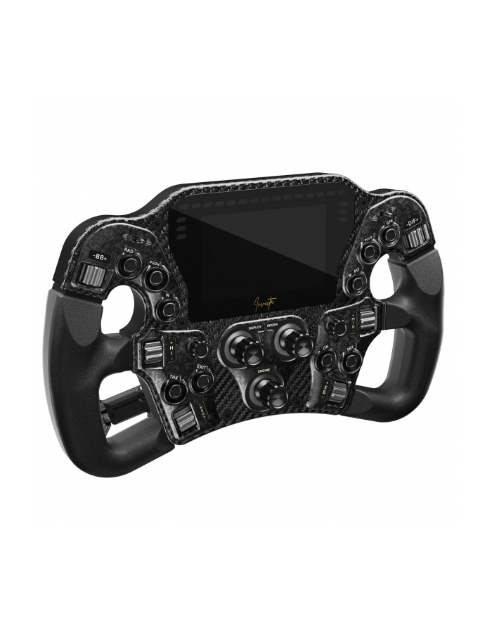 Asetek SimSports Invicta Formula Lenkrad 4,3-Zoll-LCD, USB-C - Black on Black Edition główny