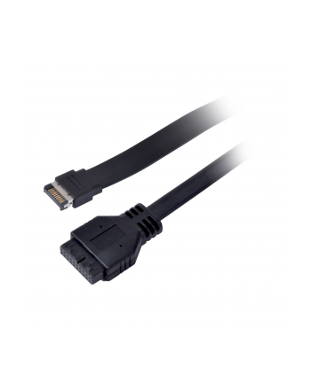 SILVERSTONE TECHNOLOGY SILVERSTONE G11313530-RT - ULEPSZENIE PORTU WE/WY DO USB 3.1 GEN2 (10 GB/S), ZŁĄCZE TYPU C, ELASTYCZNE PŁASKIE KABLE  () nr 1