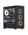 Aerocool Geh Midi D501A G BK V2 (B/Wood/ATX) (ACCMMA0104311) - nr 1