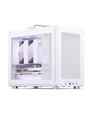 Jonsbo C6 MAX PC Mini Micro ATX Tempered Glass Biały (C6MAXBiały) (C6MAXWHITE)