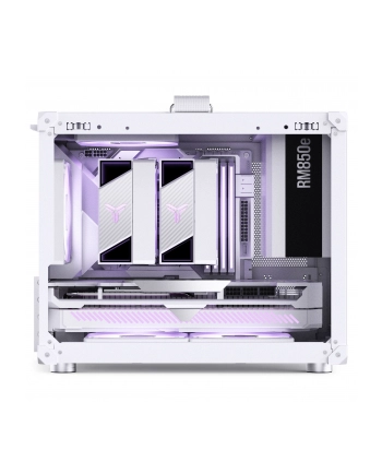Jonsbo C6 MAX PC Mini Micro ATX Tempered Glass Biały (C6MAXBiały) (C6MAXWHITE)