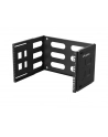 Uchwyt ścienny rack Lanberg 19'' 6U 497x400/240 czarny - nr 4