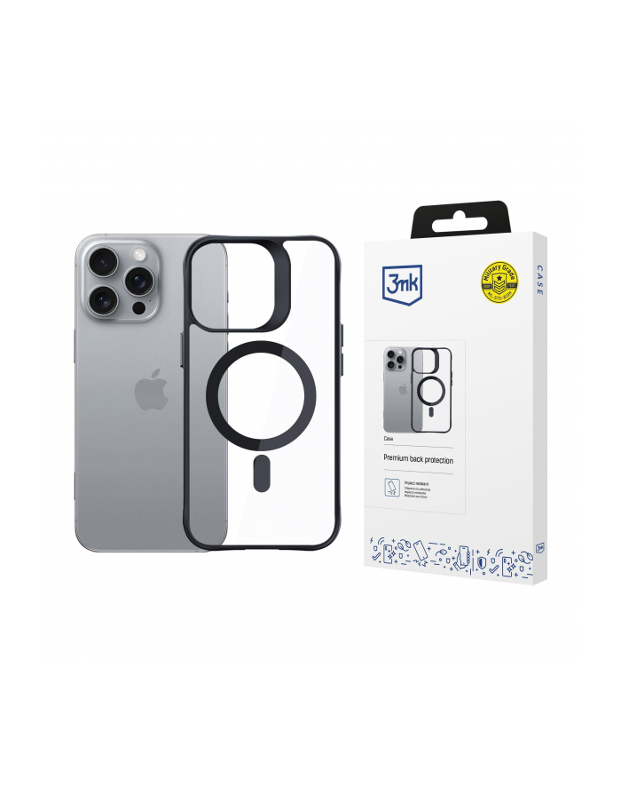 3mk pczerwonyection Etui na telefon z MagSafe do Apple iPhone 16 Pro Max - 3mk Satin Armor MagCase główny