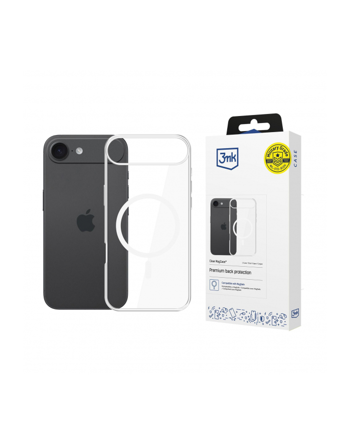3mk pczerwonyection Etui na telefon z MagSafe do Apple iPhone Air - Clear MagCase główny