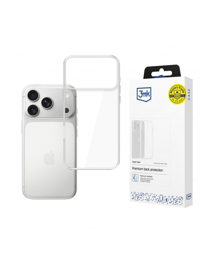 3mk pczerwonyection Etui na telefon do Apple iPhone 17 Pro - 3mk Clear Case główny