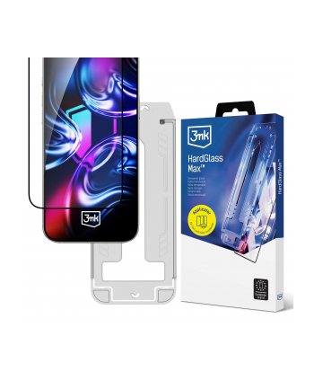 3mk pczerwonyection Szkło hartowane z ramką montażową do Apple iPhone 15/16 - 3mk HardGlass Max nr 1