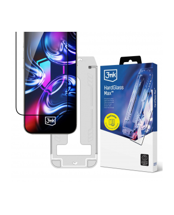 3mk pczerwonyection Szkło hartowane z ramką montażową do Apple iPhone 17 Pro - 3mk HardGlass Max nr 1