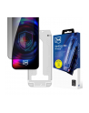3mk pczerwonyection Szkło prywatyzujące z ramką montażową do Apple iPhone 16 Pro Max - 3mk HardGlass Max Privacy - nr 1