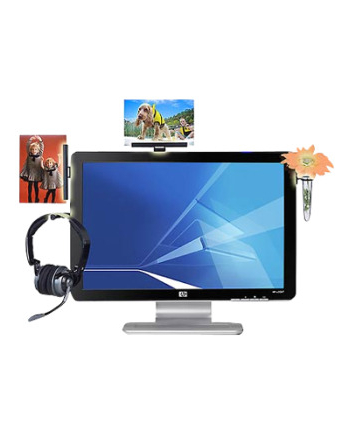 HP EasyClip - zestaw akcesoriów do monitorów HP Pavilion