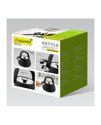 feel-maestro Czajnik nieelektryczny 2,5 l MR-1318-BLACK