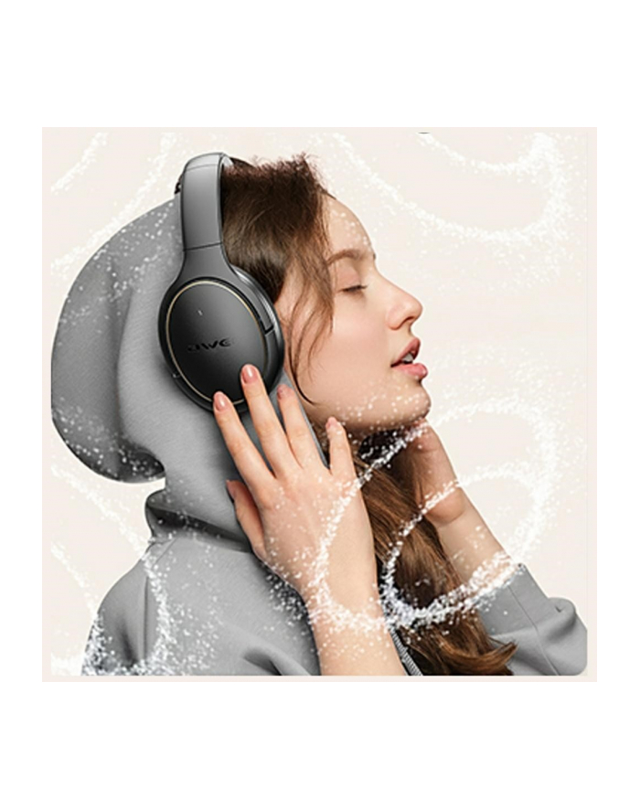 awei Słuchawki nauszne AT20 ANC ENC Bluetooth 6.0 czarne główny