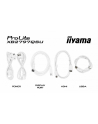 iiyama Monitor 27 '' XB2797QSU-W1 IPS, QHD, 2xHDMI, DP, 350cd, 75Hz, 1000:1, USB HUB x4 - nr 51
