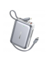 awei Powerbank C03 20000mAh 45W USB-A/USB-C + kable Lightning         USB-C - srebrny - nr 1