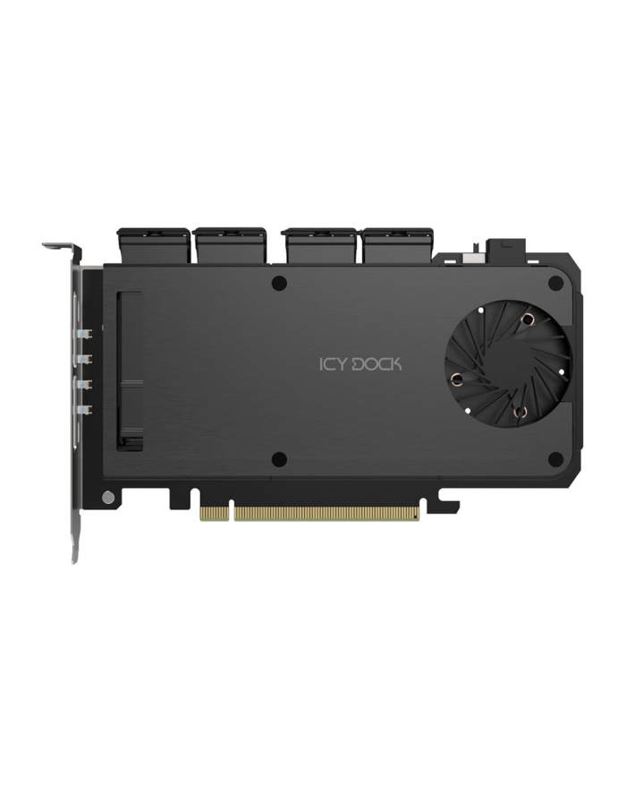 Icydock Adapter 4 x M.2 NVMe SSD Mobile Rack Adapter Card fo (MB204MPB) główny