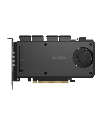 Icydock Adapter 4 x M.2 NVMe SSD Mobile Rack Adapter Card fo (MB204MPB)