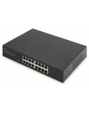 Digitus 16-portowy przełącznik gigabitowy, 19 cali, niezarządzalny (DN801122) - nr 1