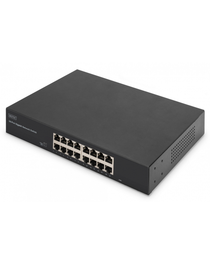 Digitus 16-portowy przełącznik gigabitowy, 19 cali, niezarządzalny (DN801122) główny