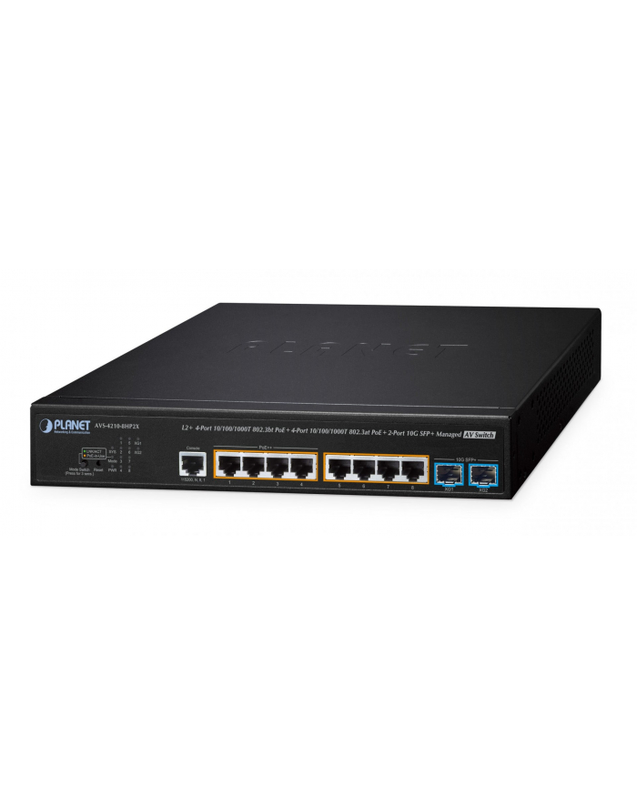 Planet AVS-4210-8HP2X L2+ 4-Port 10/100/1000T (AVS42108HP2X) główny