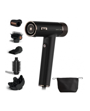 Shark SpeedStyle Pro HD752EU czarny Moc: 1750W | 5 nasadek stylizujące | Jonizacja | Zimny nawiew | 3 ustawienia nadmuchu