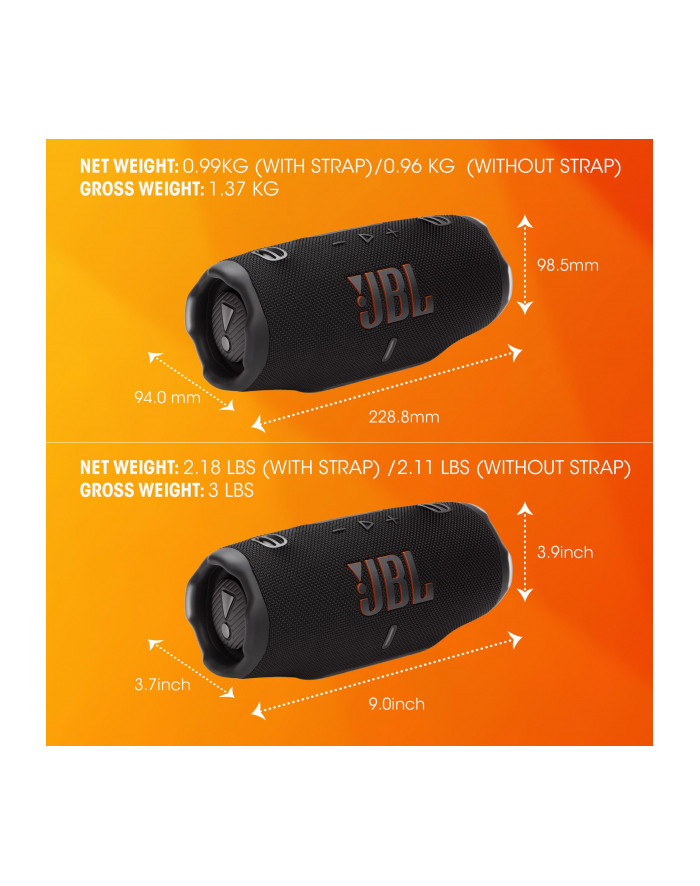 JBL Charge 6 niebieski główny