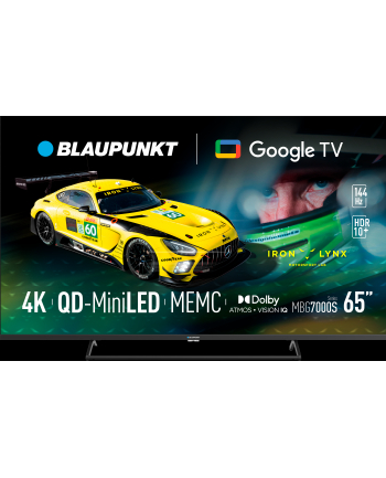 Blaupunkt 65MBG7000S 65'' | MINILED | 4K UHD | DVB-T2/C/S2 | Smart TV | Wi-Fi | Bluetooth | 3xHDMI | 2xUSB | 144Hz
