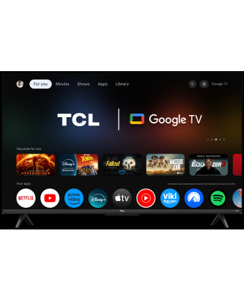 TCL 43T69C 43'' | QLED | DVB-T2/C/S2 | Smart TV | WiFi | Bluetooth | 3xHDMI | 1xUSB | 60Hz nr 2