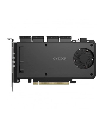 Icydock Adapter 4 x M.2 NVMe SSD Mobile Rack Adapter Card fo (MB204MPB)