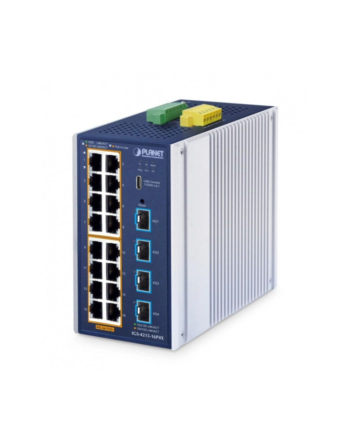 Planet IGS-4215-16P4X ndustrial L2+ 16-Port (IGS421516P4X) główny