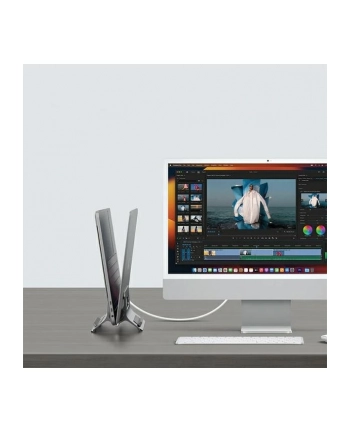 sodi Uchwyt grawitacyjny stojak na MacBooka SMS-300 srebrny