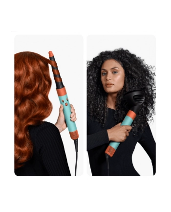 Dyson Airwrap Multistyler i.d. Curly+Coily patyna/topaz silnikiem cyfrowym | Moc [W]: 1300 | Ilość wymiennych końcówek: 6 | Regulacja temperatury: tak | Jony ujemne
