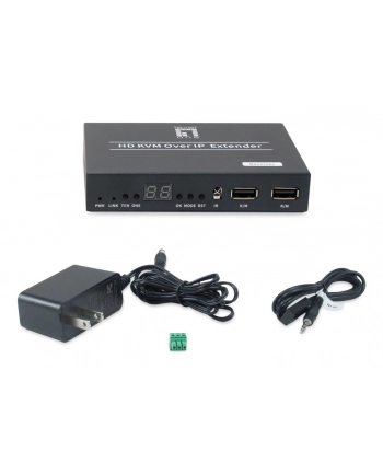 Levelone HVE-6701R ściana wideo HDMI przez nadajnik IP PoE