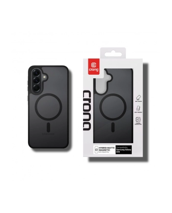 crong Etui Hybrid Matte Magnetic Etui MagSafe Samsung Galaxy A56 Czarne