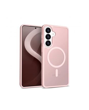 crong Etui Hybrid Matte Magnetic - MagSafe Samsung Galaxy S26 Różowe