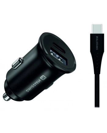 Swissten Ładowarka samochodowa 25W Kabel 1,2M