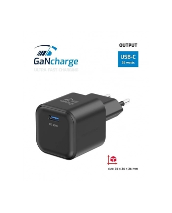 Swissten Ładowarka Sieciowa Gan Usb C 35W Pd Kabel