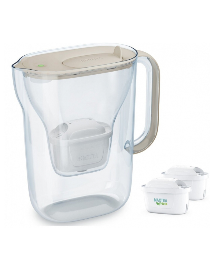 brita Dzbanek filtrujący Style Essential 2.4l + 2 wkłady, piaskowy główny