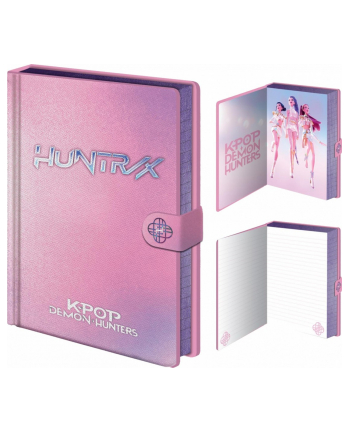 kids euroswan Pamiętnik notatnik z zamkiem A5 K-POP Demon Hunters