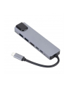 gembird Adapter USB-C Hub USB-C/A LAN HDMI - nr 1