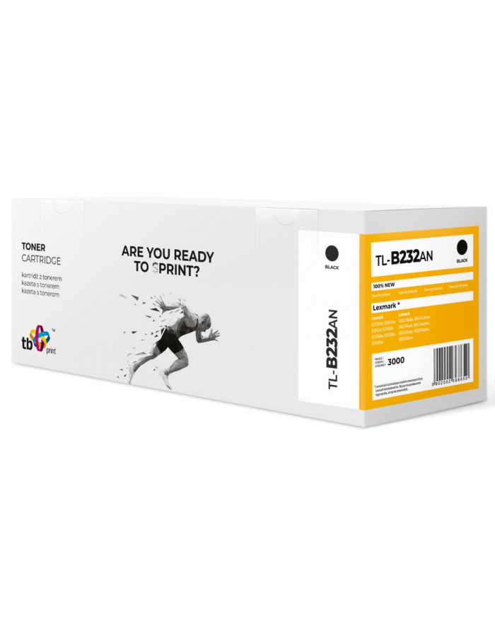 tb print Toner do Lexmark MB2338 TL-B232AN BK 100% nowy główny