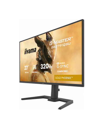 iiyama Monitor 25 '' GB2791QSU-B1 0.6ms,DP,2xHDMI 2.1 ,320Hz, Fast IPS,  WQHD,350 cd/m2, USB HUB x4 (2x Type-A, 2x Type-C), G-SYNC compatible - HDMI: 2 nr 2