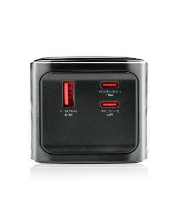 everactive Powerbank 27 000 MAH 2X USB-C 1X USB 162,5W QC4+ wbudowana latarka wyświetlacz LCD