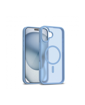 crong Etui Hybrid Matte Magnetic Etui MagSafe iPhone 17 Niebieskie